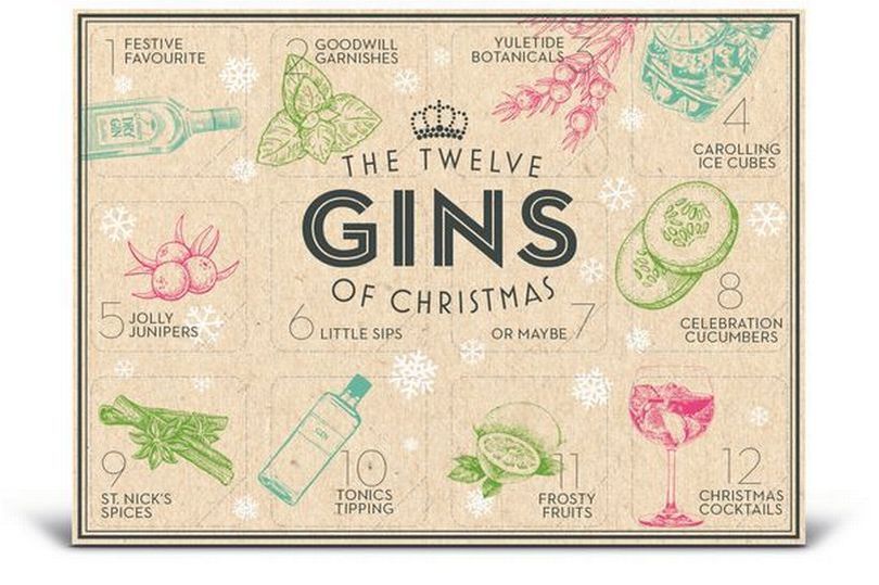 12 gins of Christmas advent calendar from B&M bargain store Money